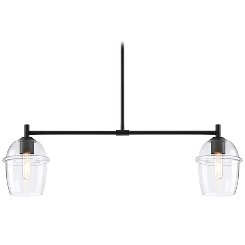 Designers Fountain Summer Jazz Matte Black Island Light
