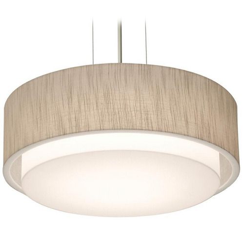 Afx Lighting Sanibel Black Pendant Light with Drum Shade