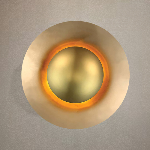 Modern Forms by WAC Lighting Blaze 12-Inch Gold Leaf LED Sconce by Modern Forms WS-30612-GL