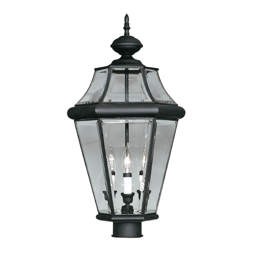 Livex Lighting Livex Lighting Georgetown Black Post Light 2364-04