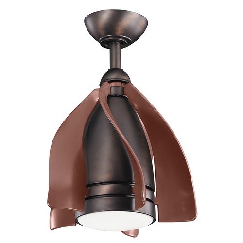 Terna 15-Inch LED Fan in Oil Brushed Bronze by Kichler Lighting