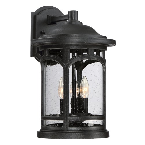 Marblehead Outdoor Wall Light in Black by Quoizel Lighting