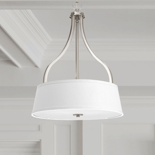 Progress Lighting Arden Brushed Nickel Pendant by Progress Lighting P3905-09