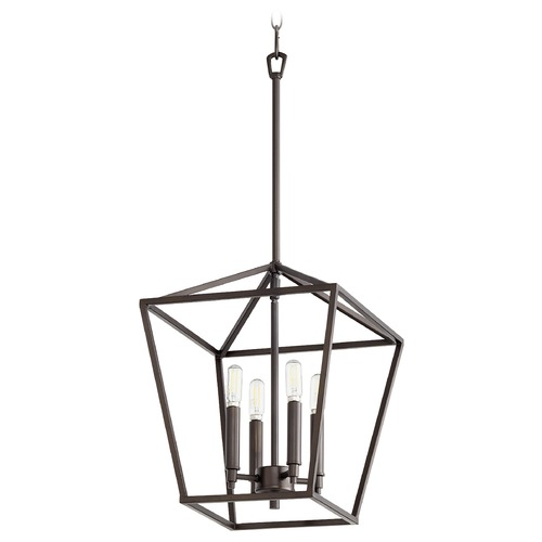 Gabriel Oiled Bronze Pendant by Quorum Lighting