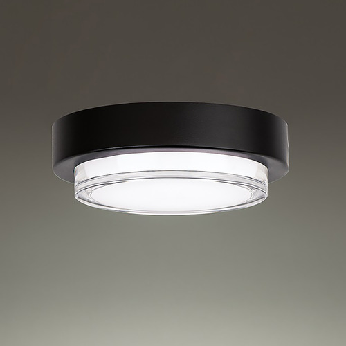 Modern Forms by WAC Lighting Kind Black LED Flush Mount by Modern Forms FM-W76108-35-BK