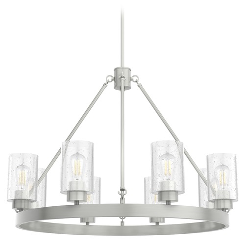 Hartland Brushed Nickel Chandelier by Hunter Fan Company