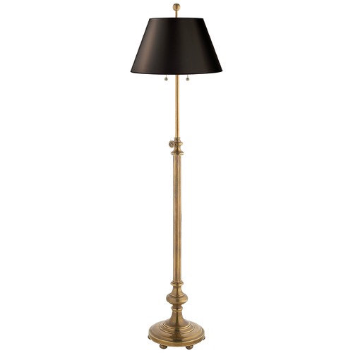 Visual Comfort Signature Collection E.F. Chapman Overseas Adjustable Floor Lamp in Brass by Visual Comfort Signature CHA9124ABB