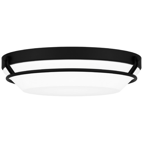 Quoizel Lighting Dunbar Matte Black LED Flushmount Light