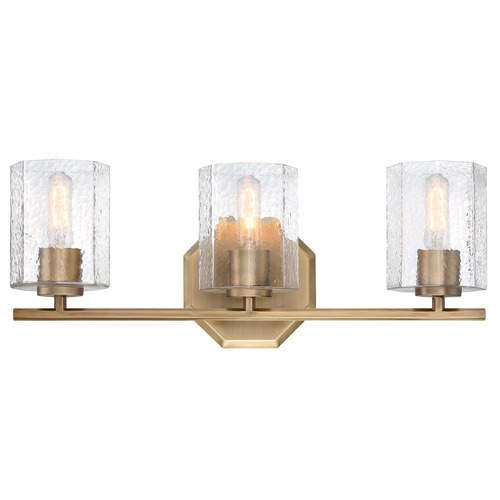 Designers Fountain Haven Old Satin Brass Bathroom Light