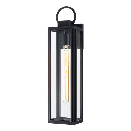 Matteo Lighting Crosby Matte Black Outdoor Wall Light