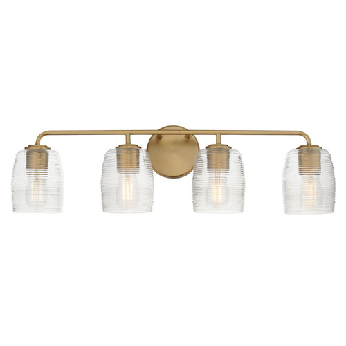 Maxim Lighting Maxim Lighting Honey Natural Aged Brass Bathroom Light 21414CRNAB