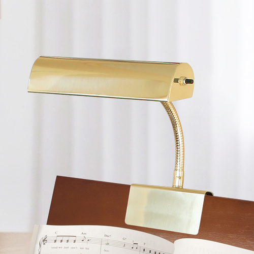 House of Troy Lighting Grand Piano Clamp Lamp in Polished Brass by House of Troy Lighting GP10-61
