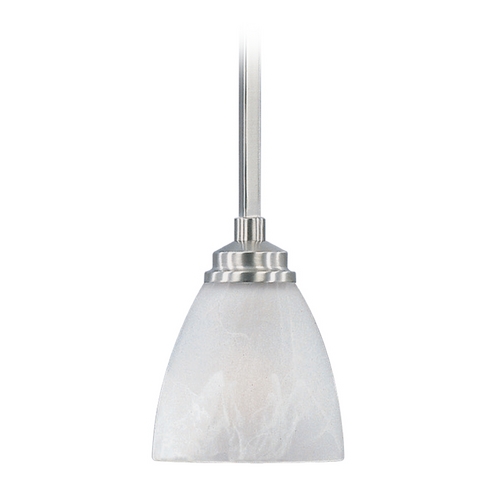 Designers Fountain Lighting Mini-Pendant Light with Alabaster Glass 82930-SP