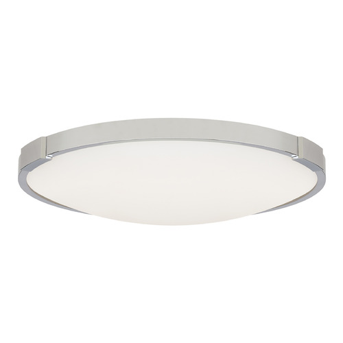 Visual Comfort Modern Collection Sean Lavin Lance 13-Inch 2700K LED Flush Mount in Chrome by VC Modern 700FMLNC13C-LED927