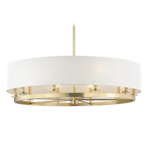 Durham Aged Brass Pendant by Hudson Valley Lighting