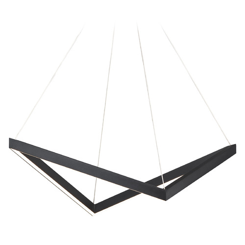 Stealth 21.25-Inch LED Pendant in Black by ET2 Lighting
