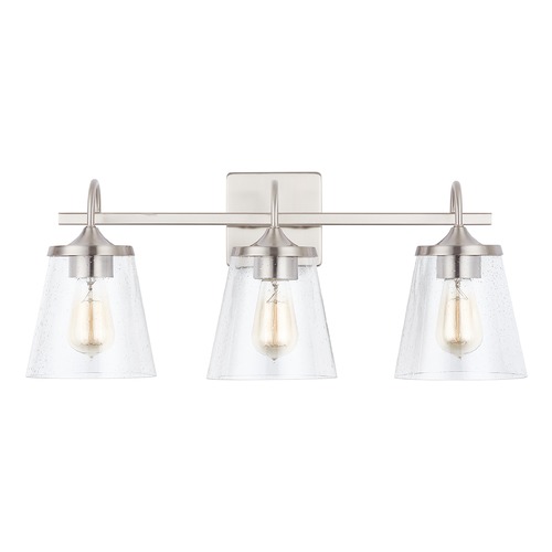 Jayne 24.25-Inch Vanity Light in Brushed Nickel by Capital Lighting
