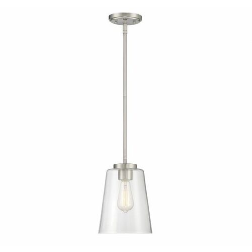 Calhoun Mini Pendant in Satin Nickel by Savoy House