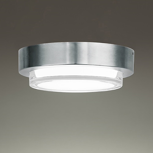 Modern Forms by WAC Lighting Kind Stainless Steel LED Flush Mount by Modern Forms FM-W76108-27-SS