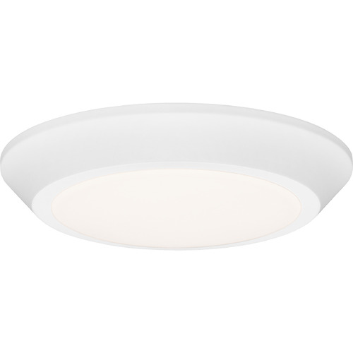 Quoizel Lighting Verge 5.50-Inch LED Flush Mount in White by Quoizel Lighting VRG1605W