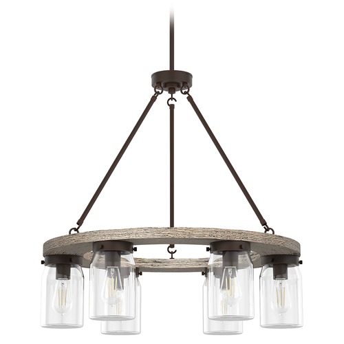Devon Park Onyx Bengal Chandelier by Hunter Fan Company