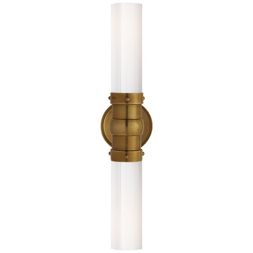 Thomas OBrien Graydon Double Sconce in Brass by Visual Comfort Signature