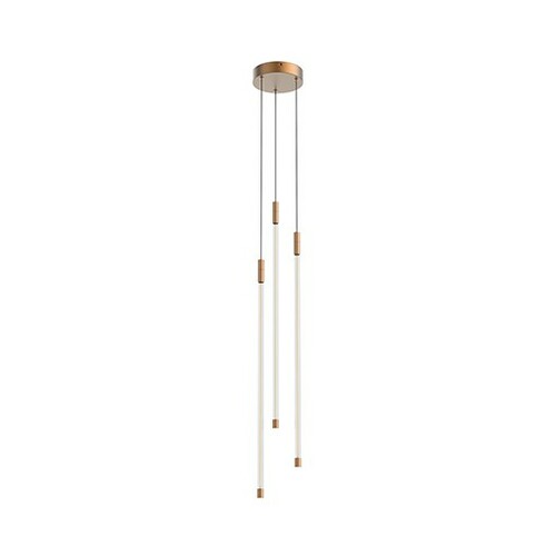 Kuzco Lighting Motif Brushed Gold LED Multi-Light Pendant by Kuzco Lighting MP75227-BG