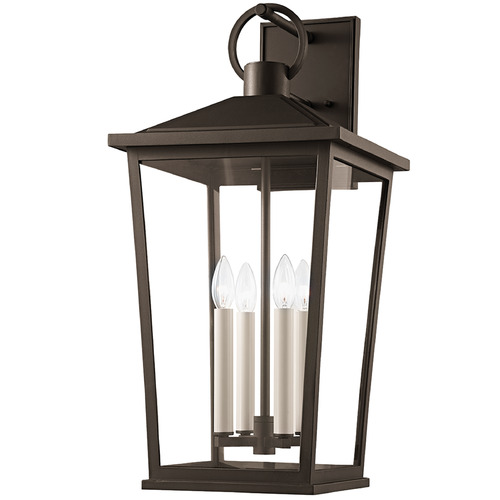 Troy Lighting Troy Lighting Soren Textured Bronze & Highlight Outdoor Wall Light B8904-TBZH
