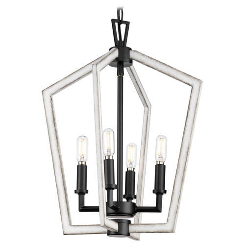 Progress Lighting Progress Lighting Cowan 1-Light Matte Black Pendant P500377-31M