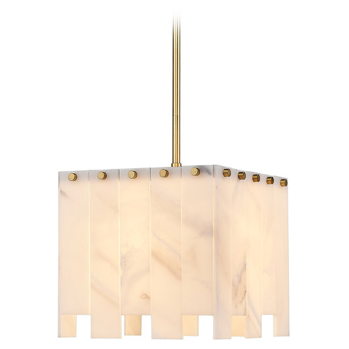 Z-Lite Viviana Rubbed Brass Pendant by Z-Lite 345P12-RB