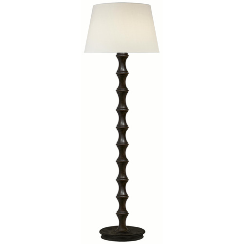 Visual Comfort Signature Collection Bamboo Floor Lamp with Empire Shade