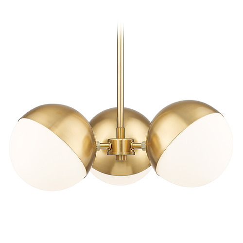 Z-Lite Realm Sphere Modern Gold Mini-Chandelier