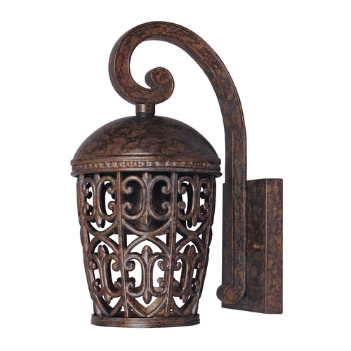 Outdoor Wall Light in Burnt Umber Finish