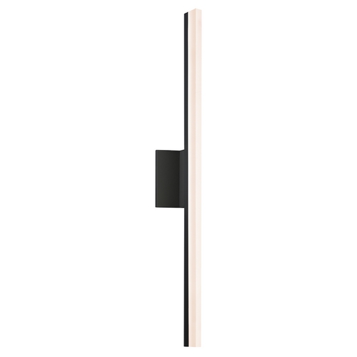 Sonneman Lighting Stiletto LED Satin Black LED Bathroom Light - Vertical Mounting Only by Sonneman Lighting 2342.25-DIM