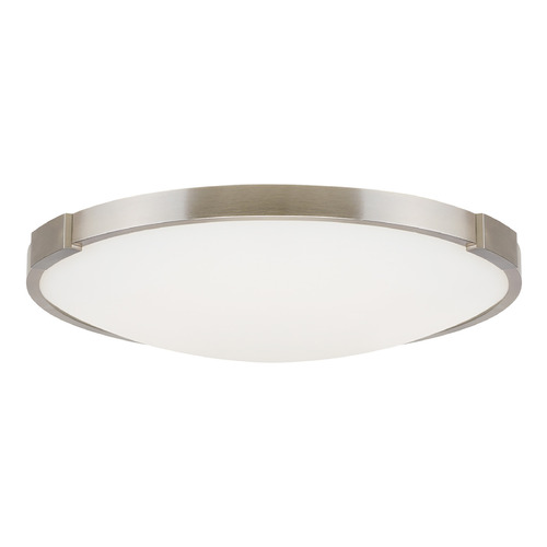 Sean Lavin Lance 13-Inch 2700K LED Flush Mount in Nickel by VC Modern