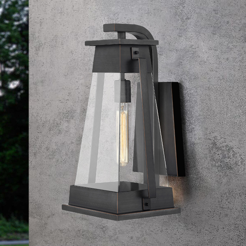 Arcadia 18.50-Inch Aged Copper Bronze Outdoor Wall Light by Hinkley Lighting