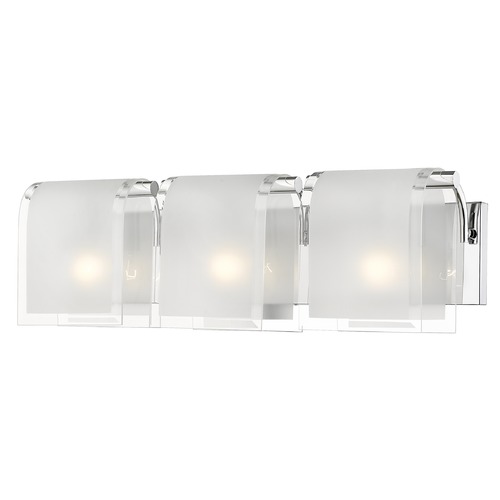 Zephyr Chrome Bathroom Light by Z-Lite