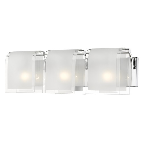 Z-Lite Zephyr Chrome Bathroom Light by Z-Lite 169-3V