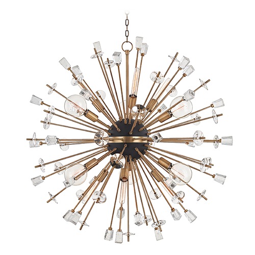 Hudson Valley Lighting Liberty Aged Brass Chandelier by Hudson Valley Lighting 5046-AGB