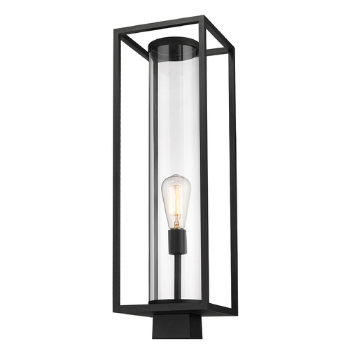 Z-Lite Dunbroch Black Post Light by Z-Lite 584PHBS-BK