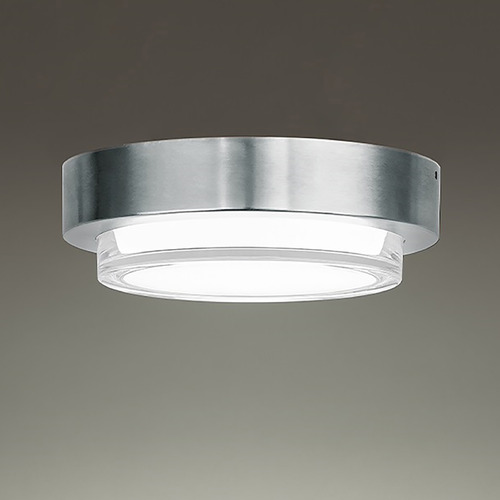 Modern Forms by WAC Lighting Kind Stainless Steel LED Close To Ceiling Light by Modern Forms FM-W76108-30-SS