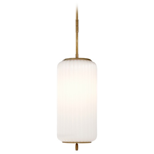 Thomas OBrien Eden Medium Pendant in Antique Brass by Visual Comfort Signature