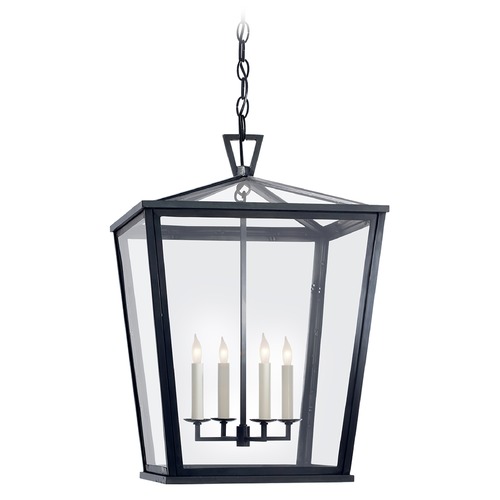 E.F. Chapman Darlana Hanging Lantern in Bronze by Visual Comfort Signature
