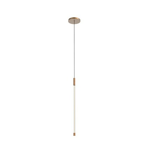 Motif Brushed Gold LED Mini Pendant by Kuzco Lighting
