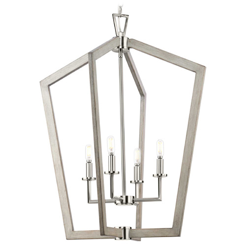 Progress Lighting Progress Lighting Cowan 1-Light Brushed Nickel Mini Pendant P500378-009