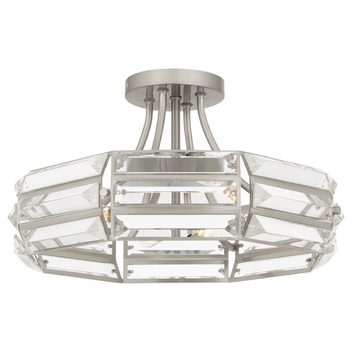 Quoizel Lighting Padilla Brushed Nickel Semi-Flushmount Light