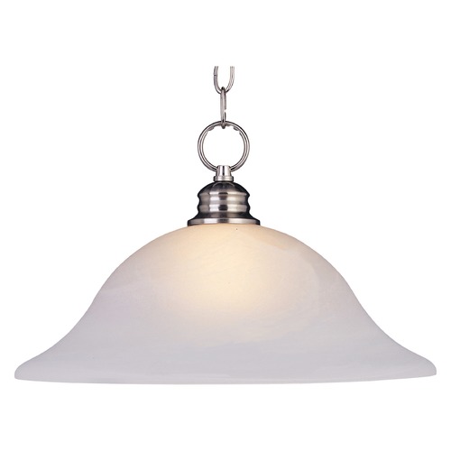 Maxim Lighting Essentials Satin Nickel Pendant by Maxim Lighting 91076FTSN