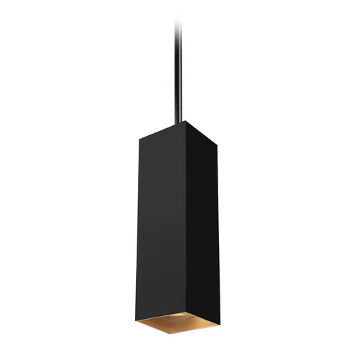 Exo 18 LED 12-Inch 60-Deg 2700K Pendant in Black & Gold by Visual Comfort Modern