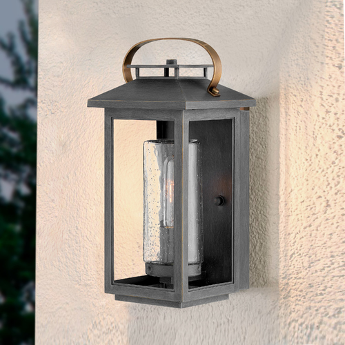 Atwater 14-Inch Ash Bronze Outdoor Wall Light by Hinkley Lighting