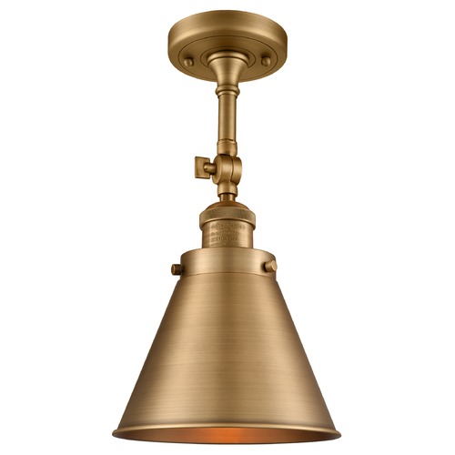 Appalachian Brushed Brass Semi-Flush Mount by Innovations Lighting